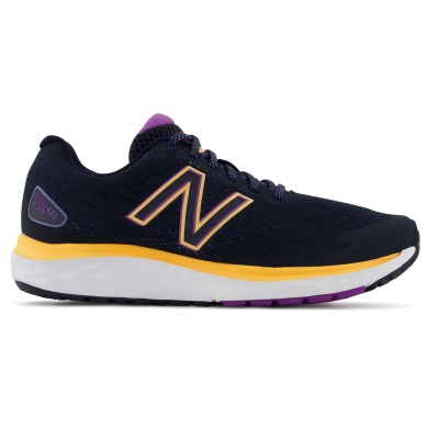 New Balance Running Shoes Fresh Foam 680v7 (Cushioning) Black/Yellow Women